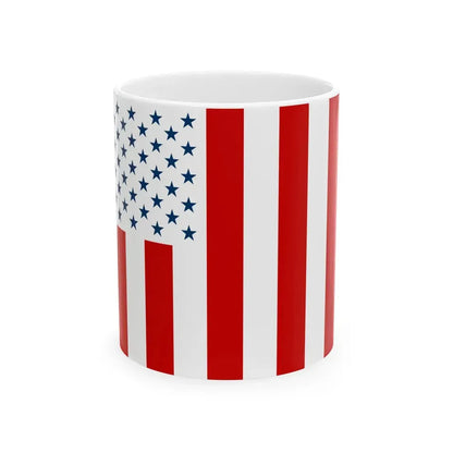 United States civil flag used by sovereign citizens (United States) White Coffee Mug 11oz - Go Mug Yourself