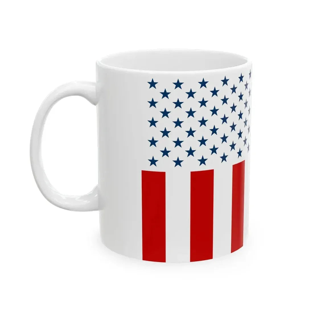 United States civil flag used by sovereign citizens (United States) White Coffee Mug - Go Mug Yourself