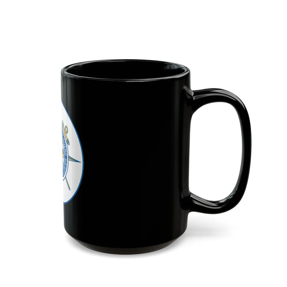 United States Coast Guard Reserve Training Center (U.S. Coast Guard) Black Coffee Mug-Go Mug Yourself