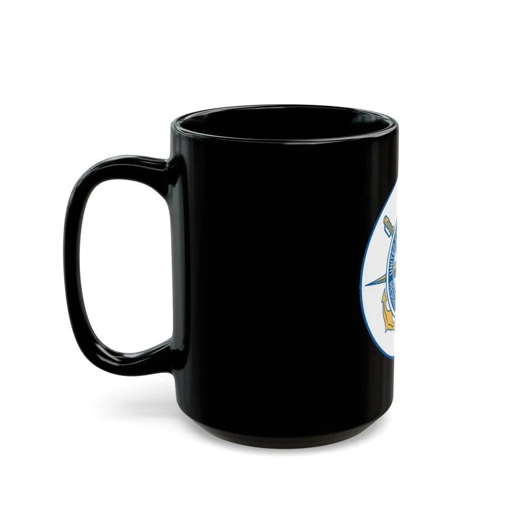 United States Coast Guard Reserve Training Center (U.S. Coast Guard) Black Coffee Mug-Go Mug Yourself