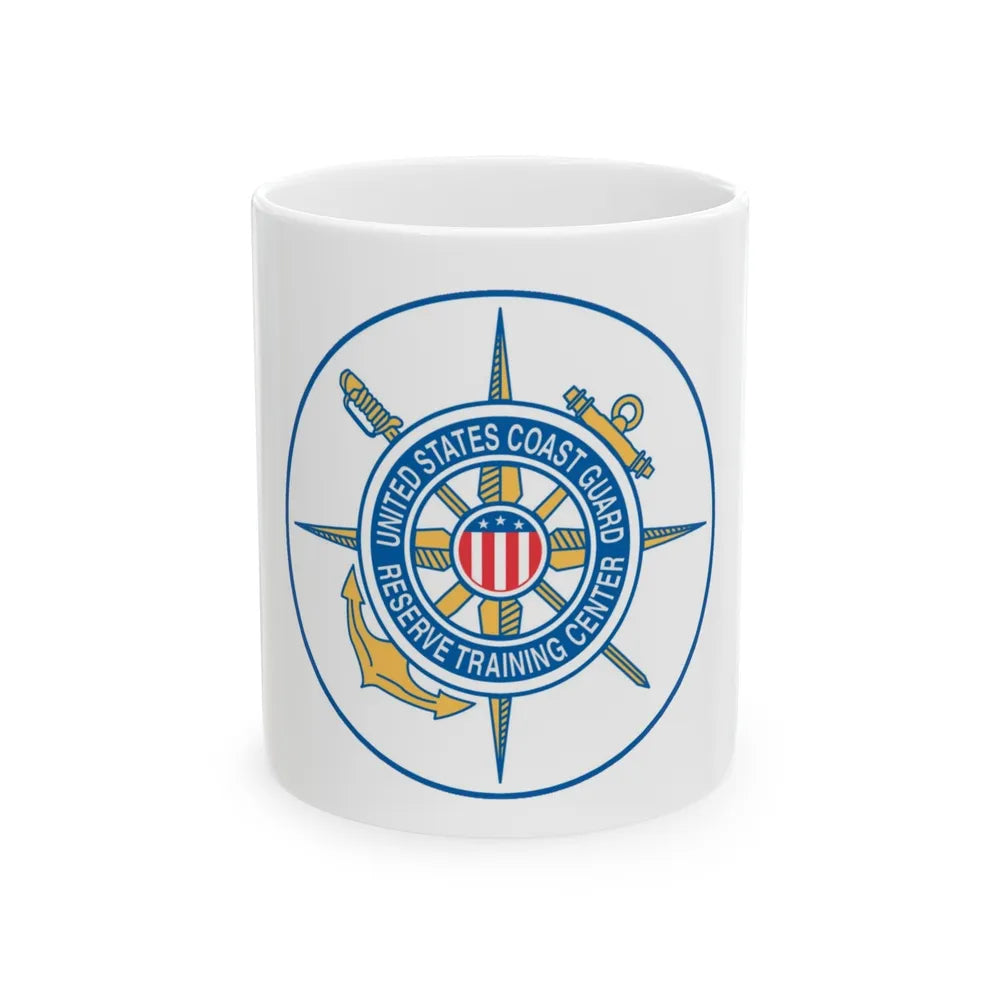 United States Coast Guard Reserve Training Center (U.S. Coast Guard) White Coffee Mug-11oz-Go Mug Yourself