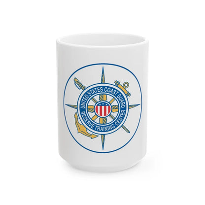 United States Coast Guard Reserve Training Center (U.S. Coast Guard) White Coffee Mug-15oz-Go Mug Yourself