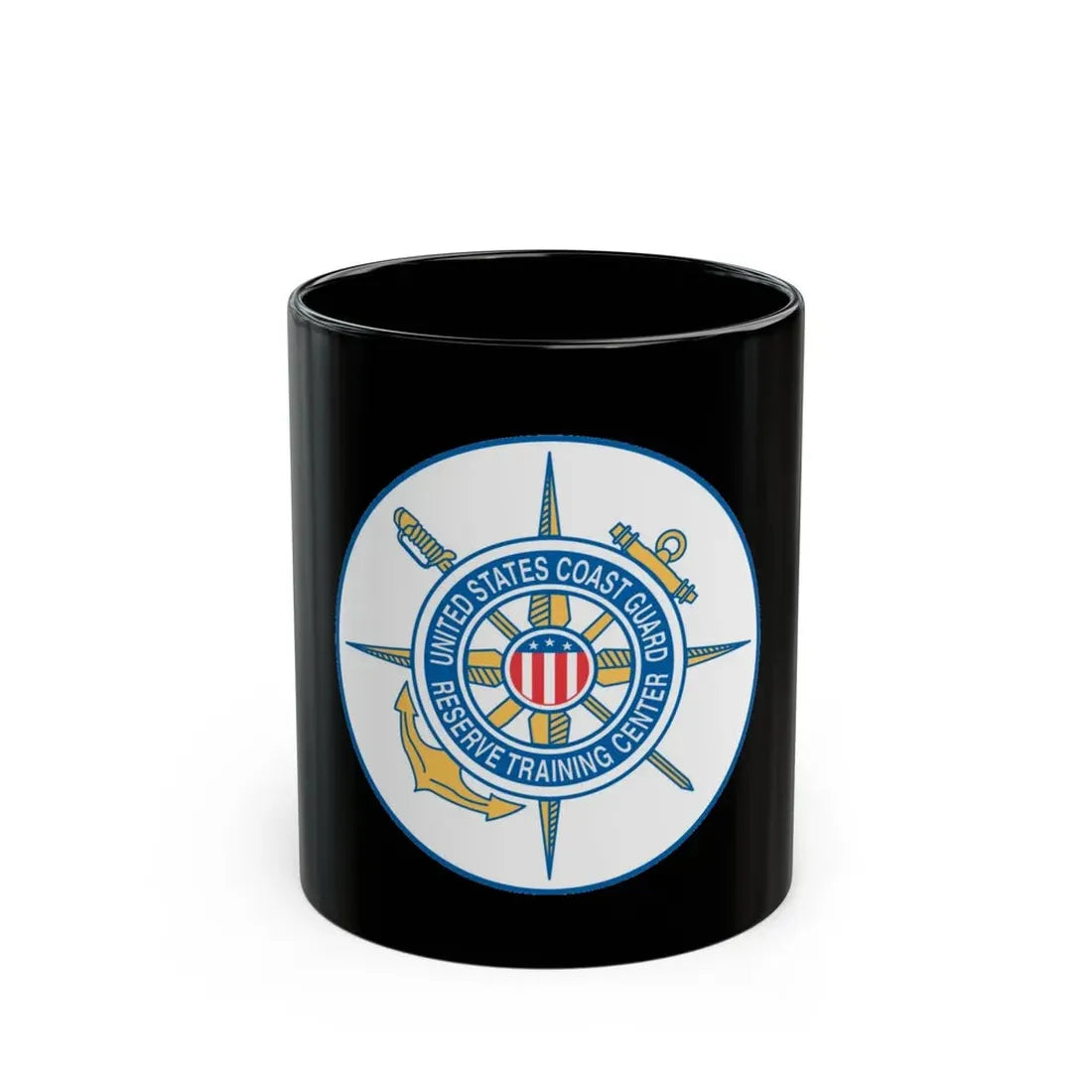 United States Coast Guard Reserve Training Center (U.S. Coast Guard) Black Coffee Mug 11oz - Go Mug Yourself