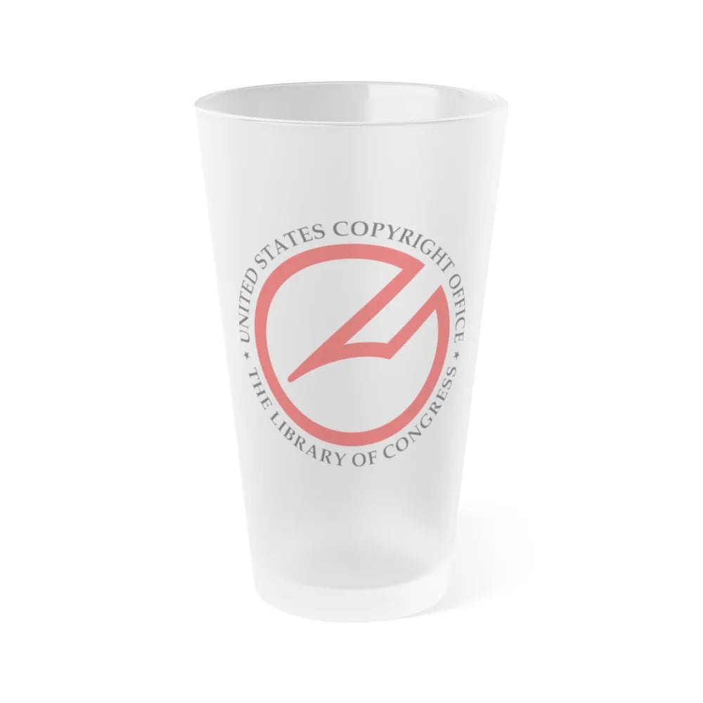 United States Copyright Office 1978 - Frosted Pint Glass 16oz-16oz-Frosted-Go Mug Yourself