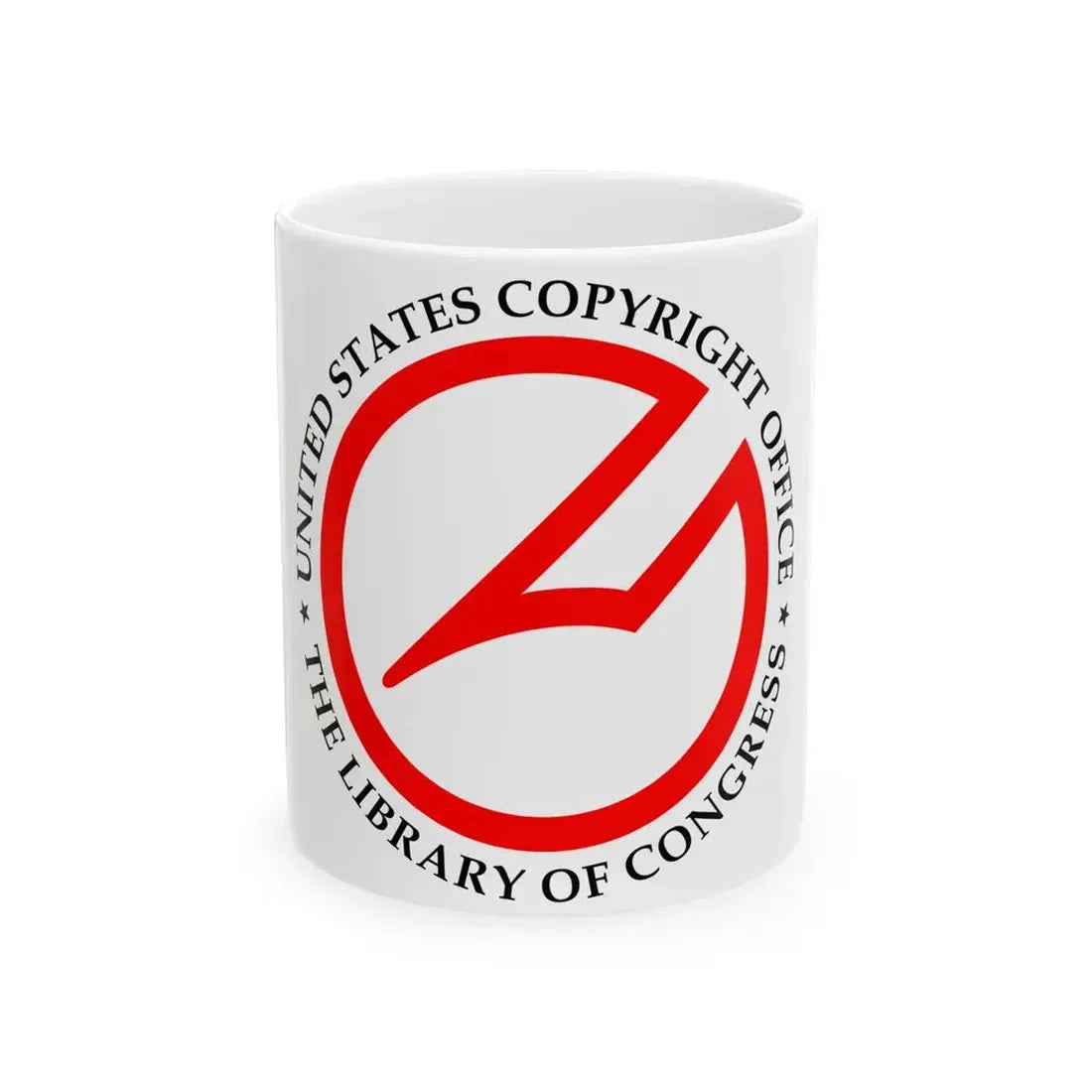 United States Copyright Office 1978 - White Coffee Mug 11oz - Go Mug Yourself