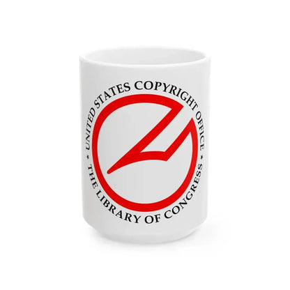 United States Copyright Office 1978 - White Coffee Mug 15oz - Go Mug Yourself