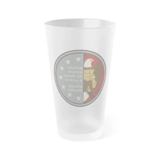 United States Court Of Appeals 8th Circuit - Frosted Pint Glass 16oz 16oz Frosted - Go Mug Yourself