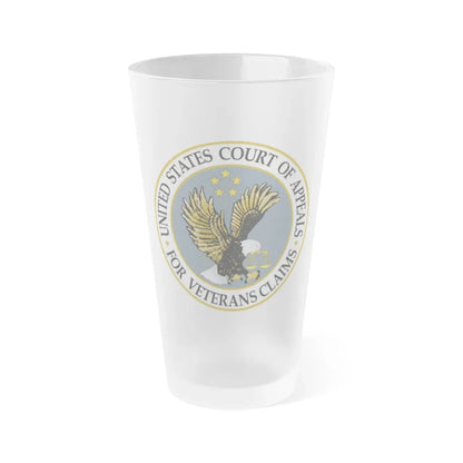 United States Court of Appeals for Veterans Claims - Frosted Pint Glass 16oz 16oz Frosted - Go Mug Yourself