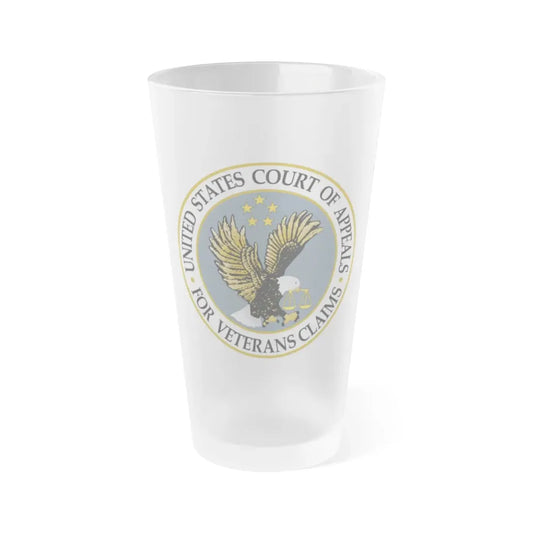 United States Court of Appeals for Veterans Claims - Frosted Pint Glass 16oz 16oz Frosted - Go Mug Yourself