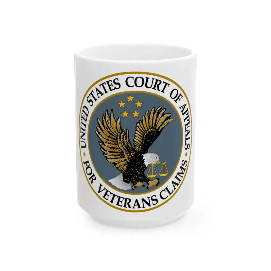 United States Court of Appeals for Veterans Claims - White Coffee Mug 15oz - Go Mug Yourself