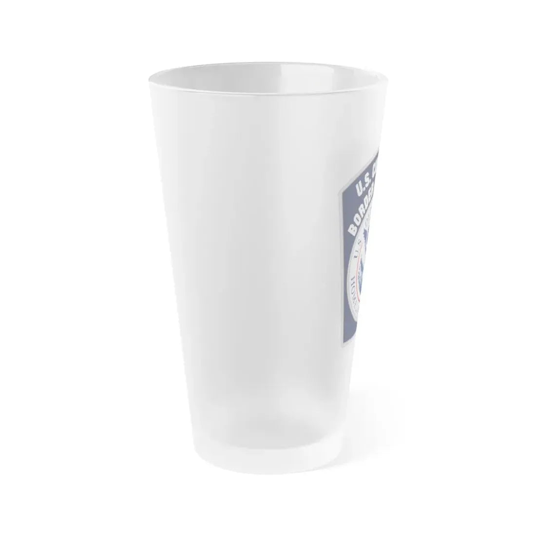 United States Customs and Border Protection - Frosted Pint Glass 16oz - Go Mug Yourself