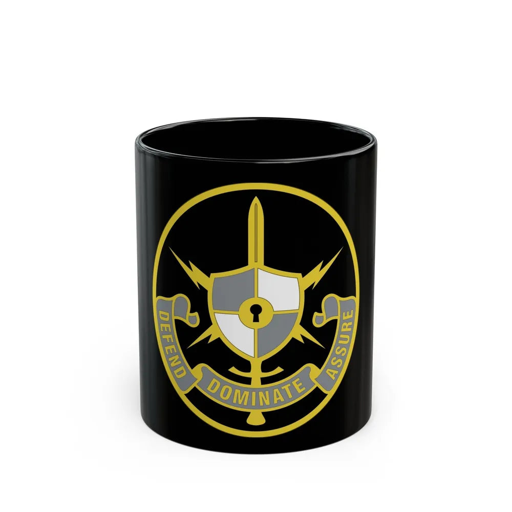 United States Cyber School 2 (U.S. Army) Black Coffee Mug-11oz-Go Mug Yourself