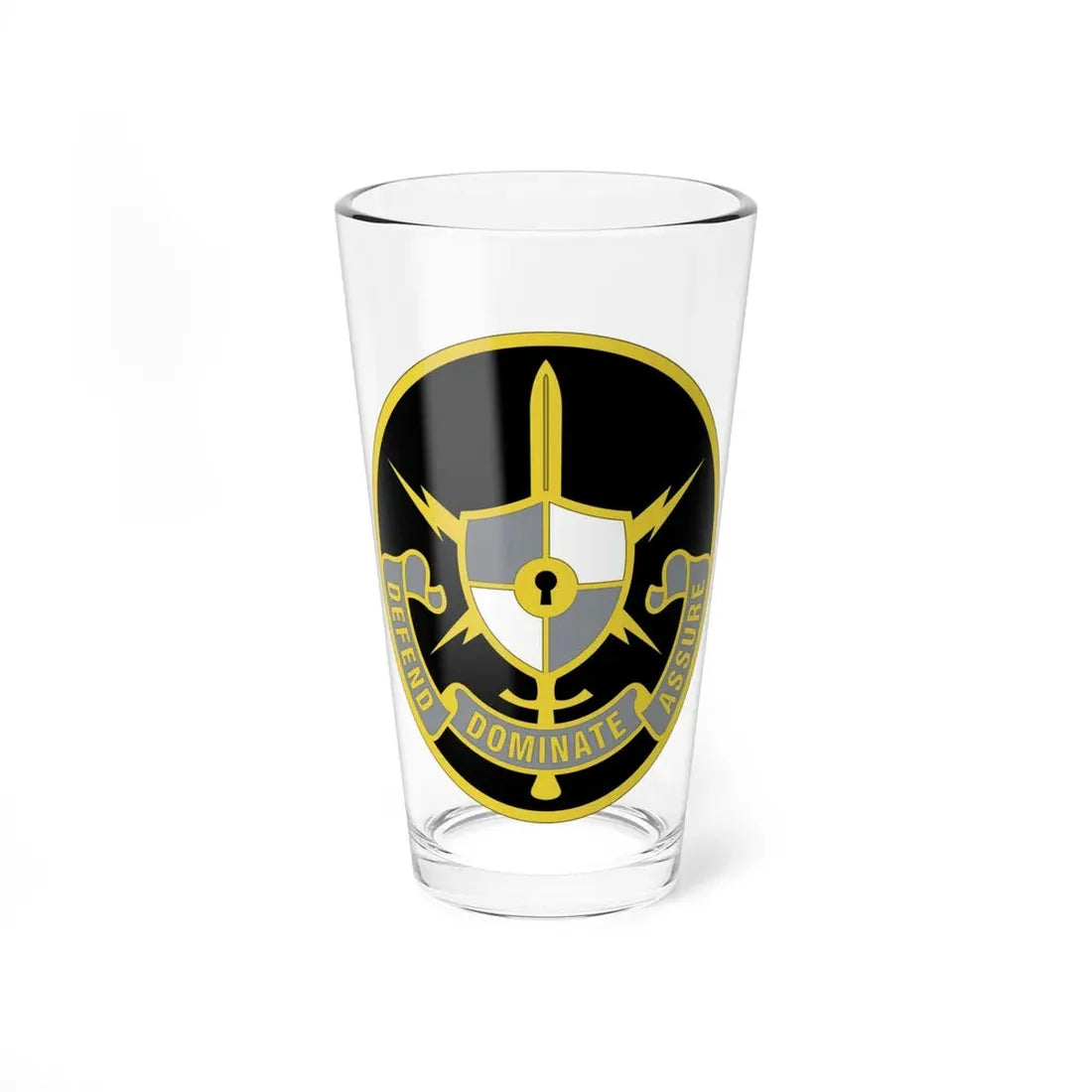 United States Cyber School 2 (U.S. Army) Pint Glass 16oz 16oz - Go Mug Yourself