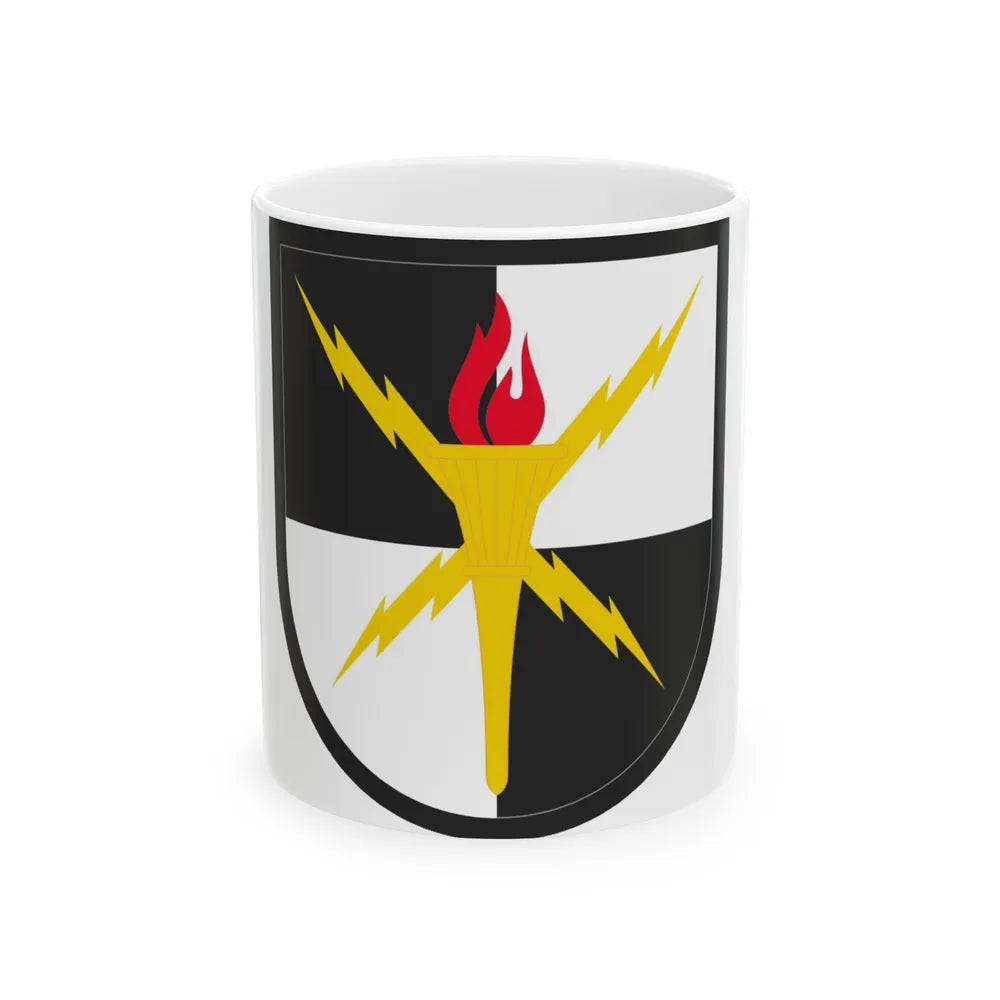 United States Cyber School (U.S. Army) White Coffee Mug-11oz-Go Mug Yourself