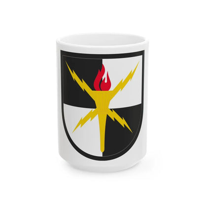 United States Cyber School (U.S. Army) White Coffee Mug-15oz-Go Mug Yourself