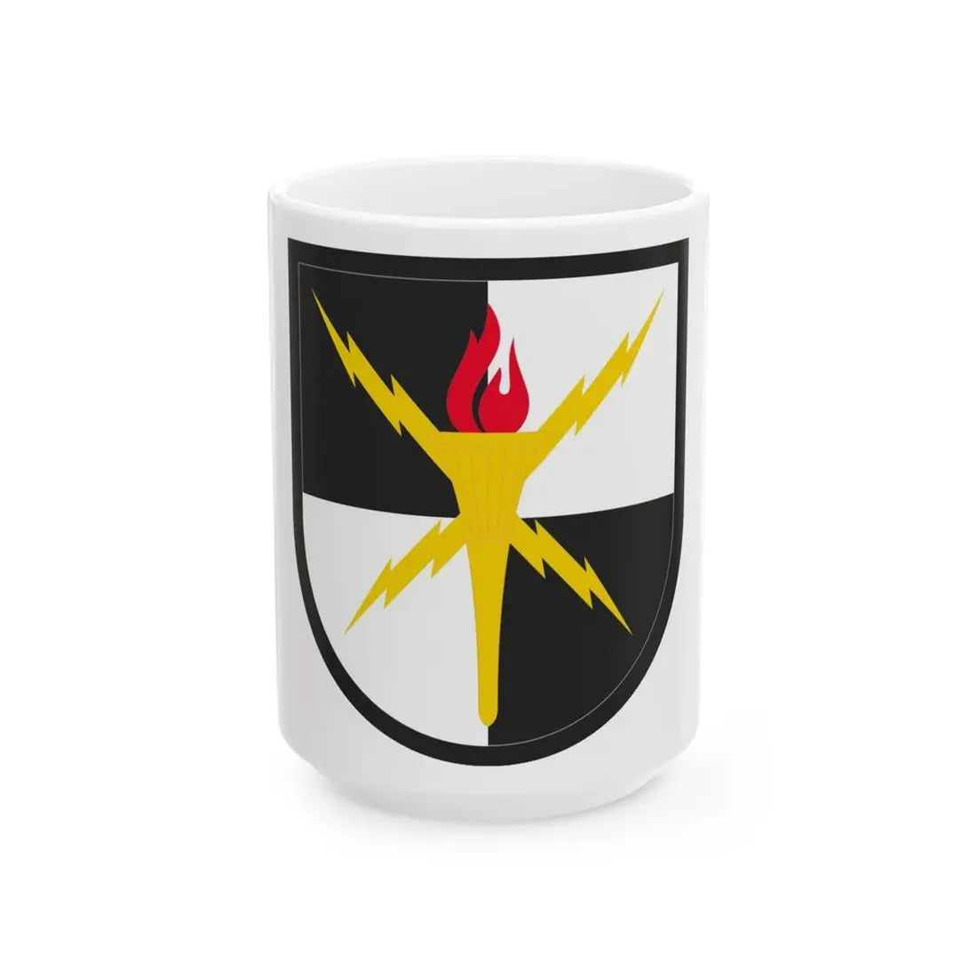 United States Cyber School (U.S. Army) White Coffee Mug 15oz - Go Mug Yourself