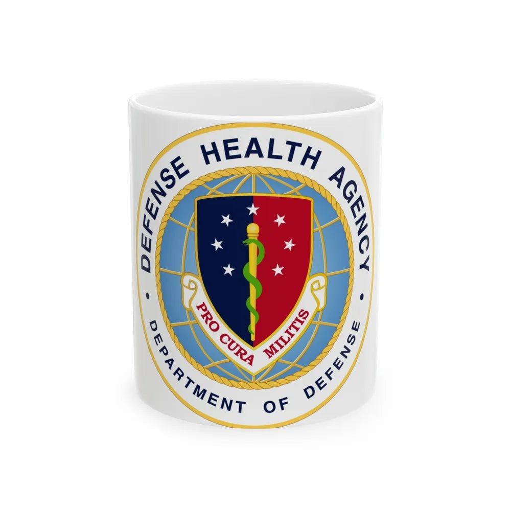 United States Defense Health Agency - White Coffee Mug-11oz-Go Mug Yourself