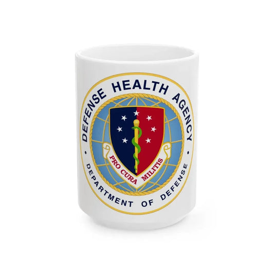 United States Defense Health Agency - White Coffee Mug 15oz - Go Mug Yourself