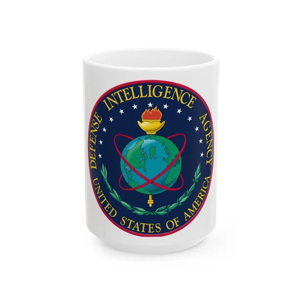 United States Defense Intelligence Agency - White Coffee Mug-15oz-Go Mug Yourself