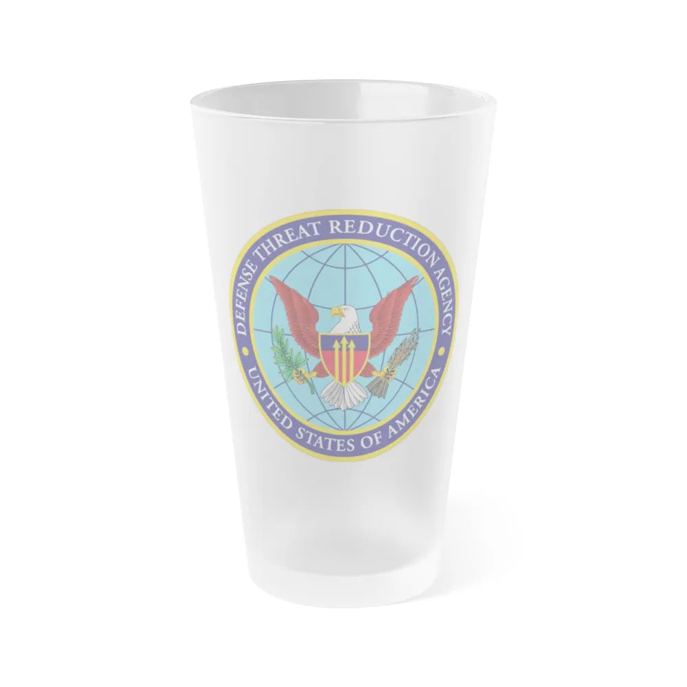 United States Defense Threat Reduction Agency - Frosted Pint Glass 16oz-16oz-Frosted-Go Mug Yourself