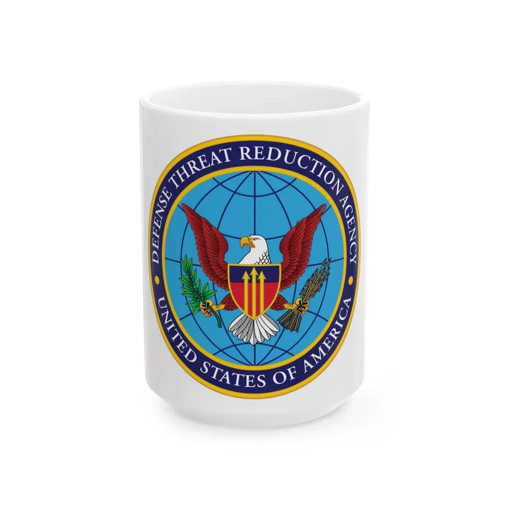 United States Defense Threat Reduction Agency - White Coffee Mug-15oz-Go Mug Yourself