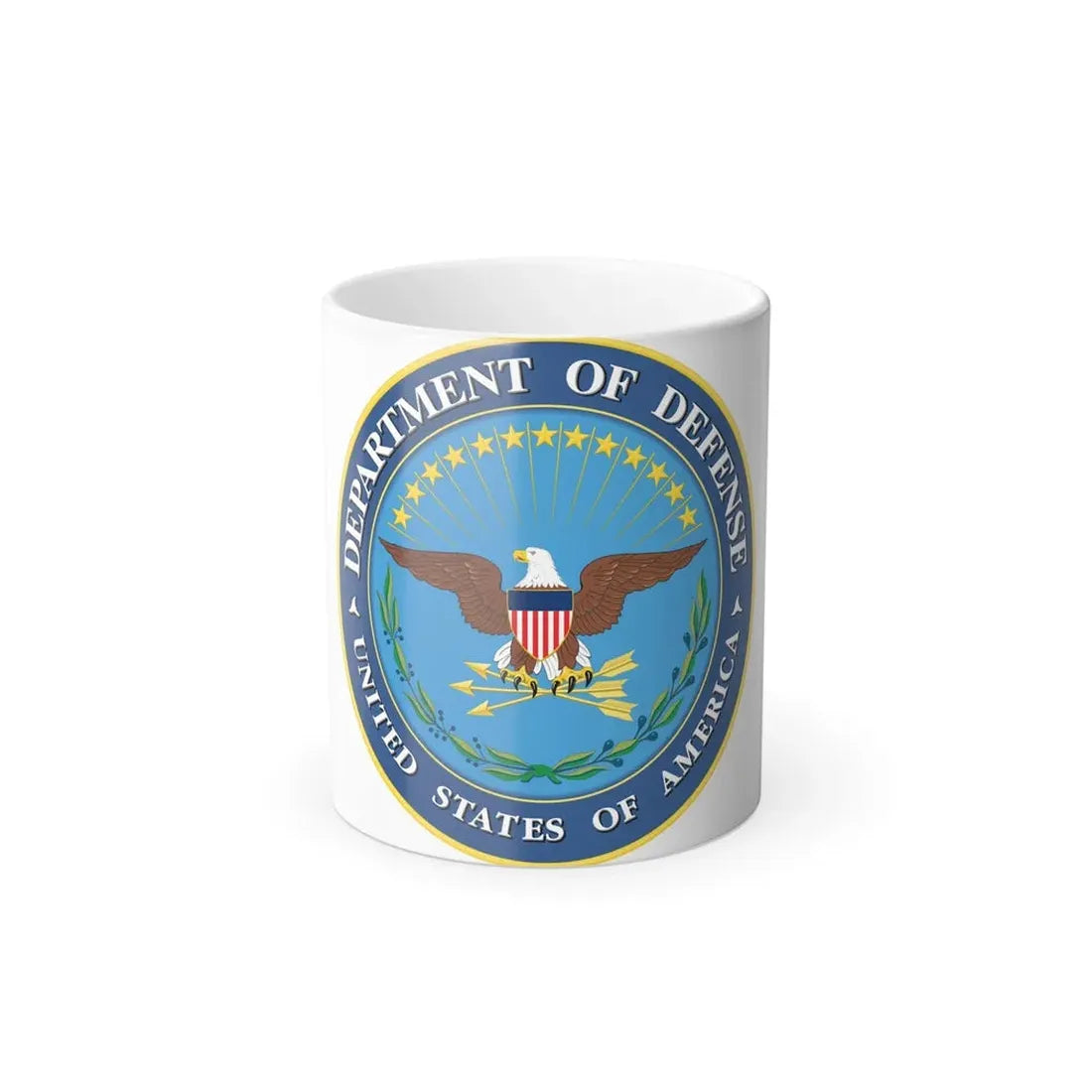 United States Department of Defense - Color Changing Coffee Mug 11oz - Go Mug Yourself