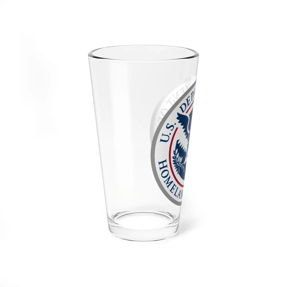 United States Department of Homeland Security - Pint Glass 16oz-Go Mug Yourself