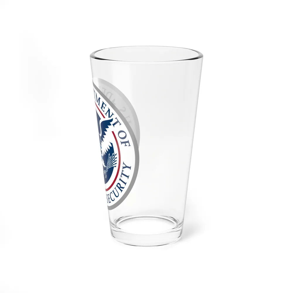 United States Department of Homeland Security - Pint Glass 16oz-Go Mug Yourself