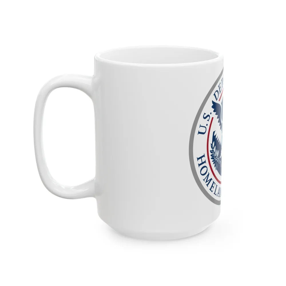 United States Department of Homeland Security - White Coffee Mug-Go Mug Yourself