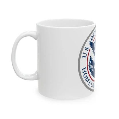 United States Department of Homeland Security - White Coffee Mug-Go Mug Yourself