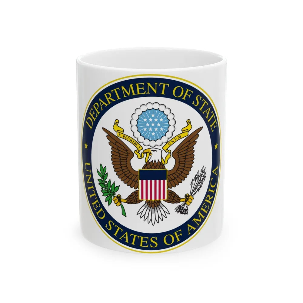 United States Department of State - White Coffee Mug-11oz-Go Mug Yourself