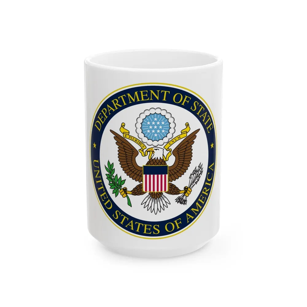 United States Department of State - White Coffee Mug-15oz-Go Mug Yourself