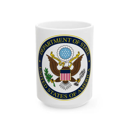 United States Department of State - White Coffee Mug-15oz-Go Mug Yourself