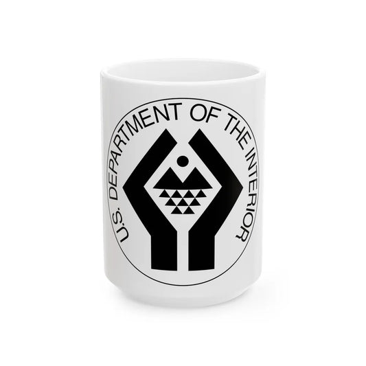 United States Department of the Interior - White Coffee Mug-15oz-Go Mug Yourself