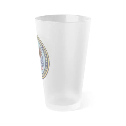 United States Department of Veterans Affairs - Frosted Pint Glass 16oz - Go Mug Yourself