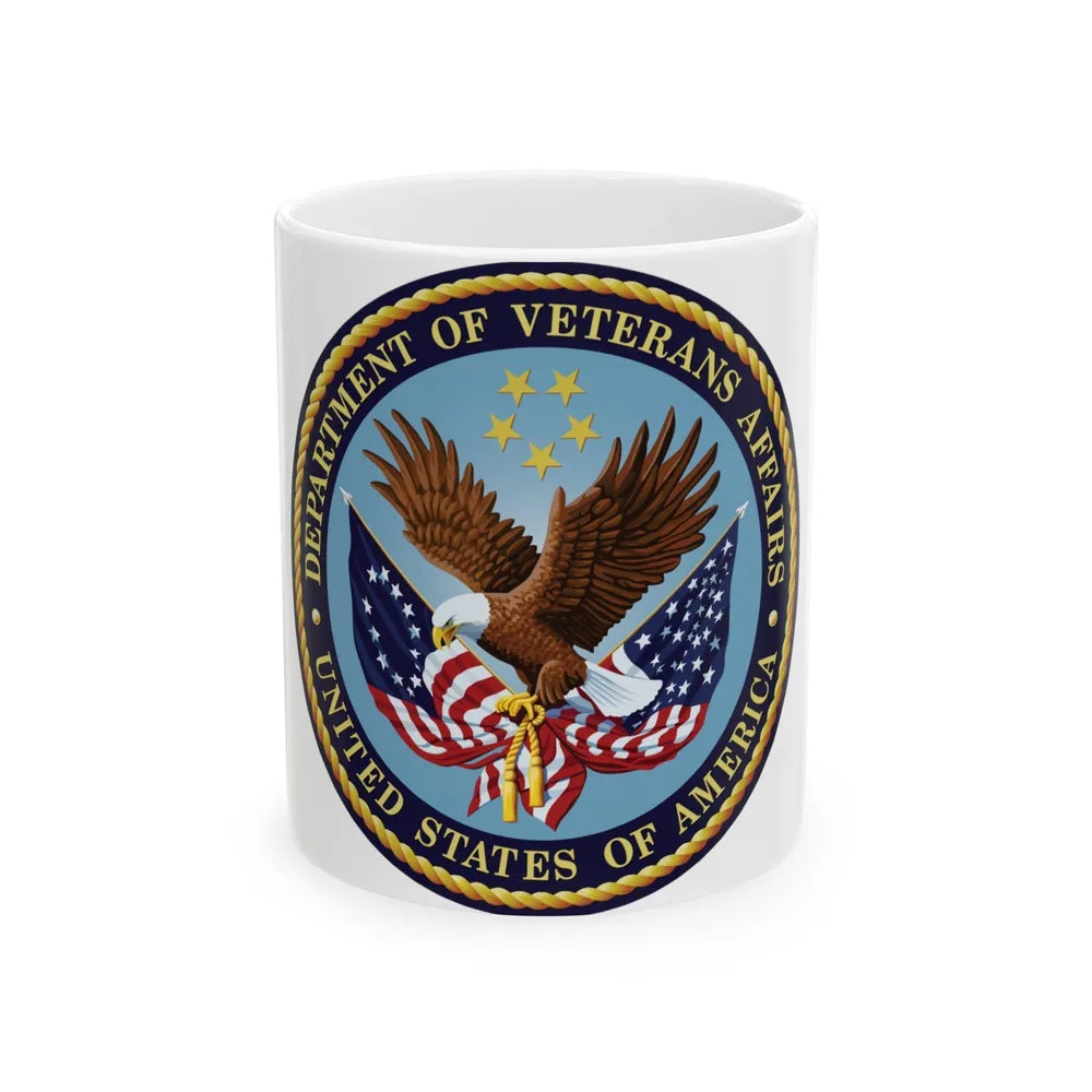 United States Department of Veterans Affairs - White Coffee Mug-11oz-Go Mug Yourself