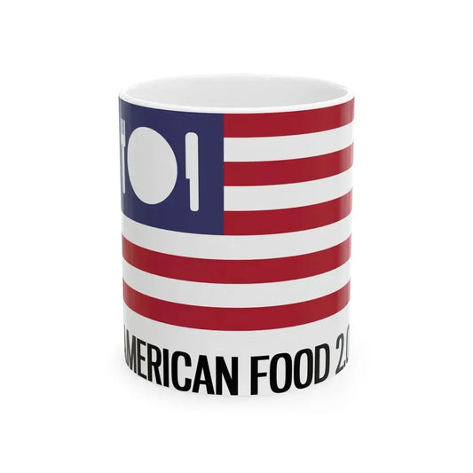 United States Expo 2015 original with lettering (United States) White Coffee Mug 11oz - Go Mug Yourself