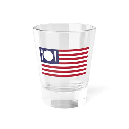 United States Expo 2015 variation on national flag (United States) Shot Glass 1.5oz 1.5oz - Go Mug Yourself