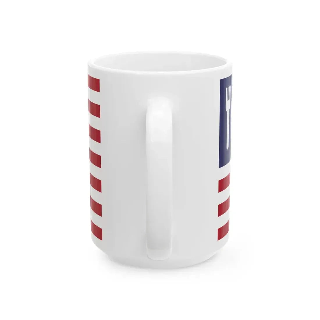 United States Expo 2015 variation on national flag (United States) White Coffee Mug - Go Mug Yourself