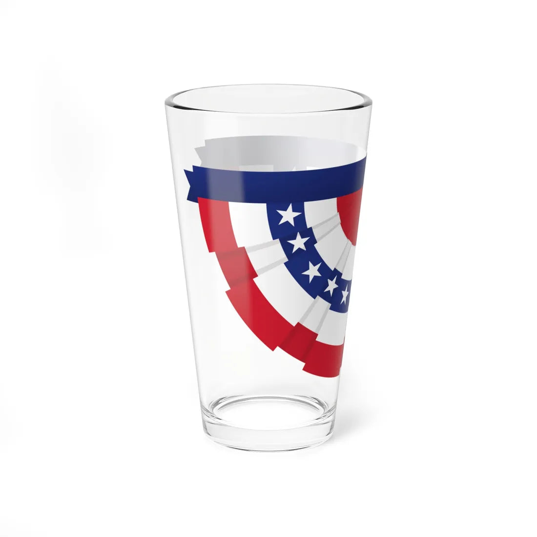 United States flag bunting (United States) Pint Glass 16oz - Go Mug Yourself