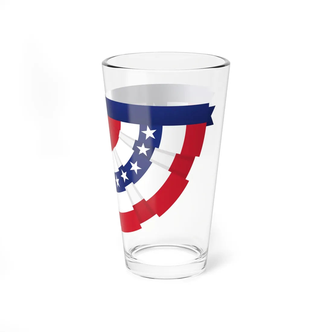 United States flag bunting (United States) Pint Glass 16oz - Go Mug Yourself