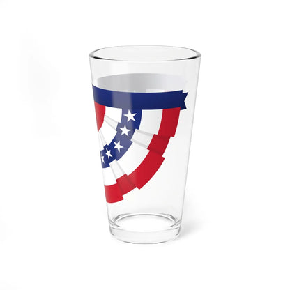 United States flag bunting (United States) Pint Glass 16oz - Go Mug Yourself