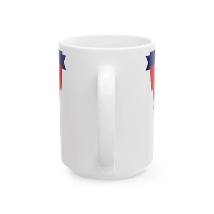 United States flag bunting (United States) White Coffee Mug - Go Mug Yourself