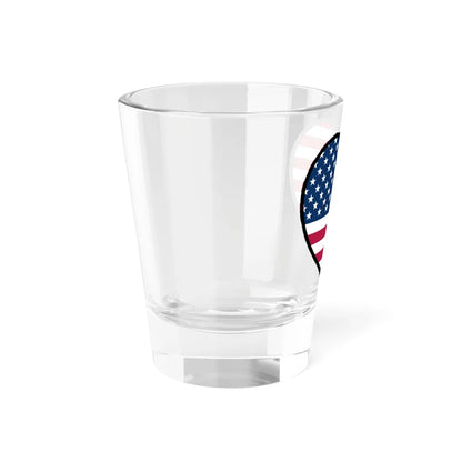 United States flag heart (United States) Shot Glass 1.5oz - Go Mug Yourself