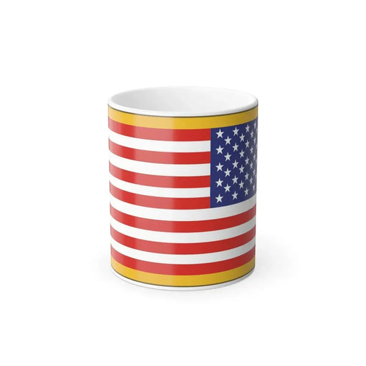 United States Flag Reversed (U.S. Army) Color Changing Mug 11oz - Go Mug Yourself
