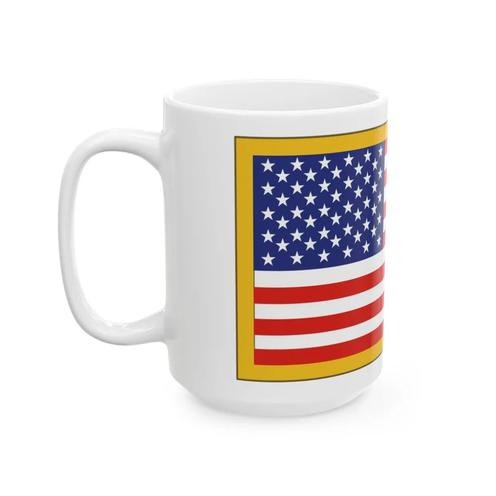 United States Flag (U.S. Army) White Coffee Mug-Go Mug Yourself