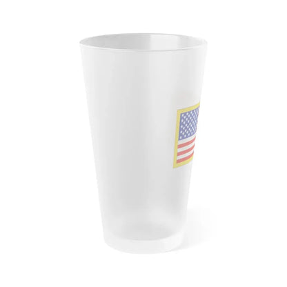United States Flag (U.S. Army) Frosted Pint Glass 16oz - Go Mug Yourself
