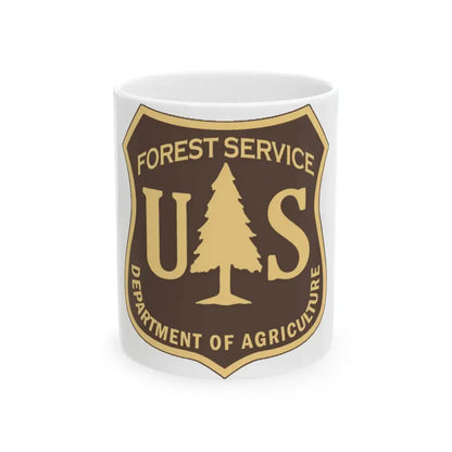 United States Forest Service v2 - White Coffee Mug 11oz - Go Mug Yourself