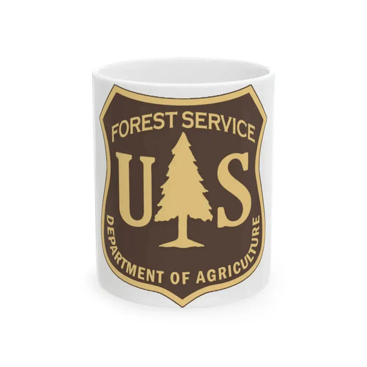 United States Forest Service v2 - White Coffee Mug 11oz - Go Mug Yourself