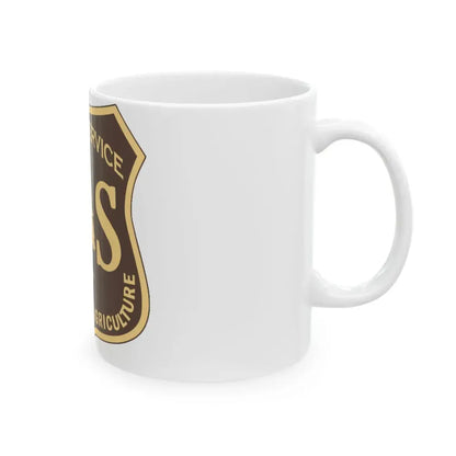United States Forest Service v2 - White Coffee Mug - Go Mug Yourself